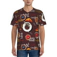 thumbnail image 4 of Haiem Hip Hop Hipster Baseball Jersey Button Down Shirts Sports Uniforms Men Women Jersey(A Cup Of Black Coffee On A Saucer,Small), 4 of 9