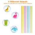 thumbnail image 4 of FUNGYAND Training Chopsticks for Beginners Including 4 Pairs Learning Chopsticks with Attachable Learning Chopstick Helper,4 Pieces Reusable Silicone Drinking Straws - Right or Left Handed, 4 of 4