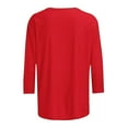thumbnail image 4 of Débardeurs pour Femmes Col Rond Débardeur d'Entraînement Cool Sec Sans Manches Chemises de Yoga Blouses pour Femmes Rouge m, 4 of 4