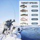 thumbnail image 4 of 52pcs Ice Fishing Gear Set Ice Fishing Rod and Reel Combo with Ice Fishing Scoop Ice Fishing Hook Fishing Lures, 4 of 5