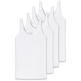 thumbnail image 1 of SCHIESSER Top con Tirantes para Mujer, Paquete de 4 - Single Jersey, Serie 95/5, uni Blanco 3XL (XXX-Large), 1 of 3