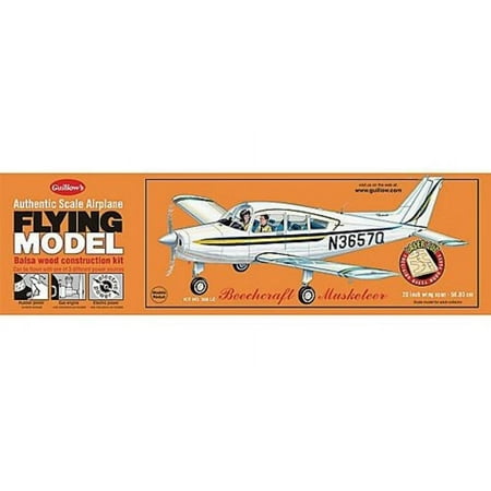 UPC: 0072365103085 | Guillow s Beechcraft Musketeer Laser Cut Model Kit