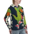 thumbnail image 6 of Sigee Dinosaur Basketball Player for Women's Pullover Hoodie Sweatshirts Adult Casual Long Sleeve Sweatshirts ,Sizes S-2XL-XX-Large, 6 of 7
