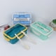 thumbnail image 2 of Bento Box para Adultos - Contenedor de Almuerzo Hermético de 3 Compartimentos, Apto para Microondas y Lavavajillas, Reutilizable para Ensaladas y Refrigerios B, 2 of 5