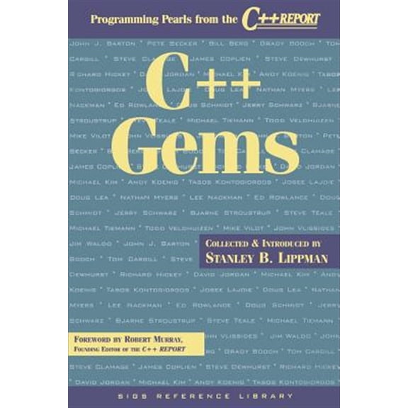 Pre-Owned Sigs Reference Library C++ Gems: Programming Pearls from the C++ Report, Book 5, (Paperback)