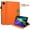 Orange, variant on Allytech for iPad Air 11 Inch Case (M4/M3/M2, 2026-2024), Multi-Angle Viewing Stand, PU Leather Folio Cover with Card Slots & Pencil Holder, Orange
