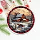 thumbnail image 5 of Decoraciones navideñas, adornos navideños, regalos navideños, decoración navideña para el hogar, letreros colgantes para puertas de fiestas, productos navideños, decoración, letreros de puerta de PVC, 5 of 6