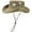 Khaki, variant on Boonie Hat for Women Men Packable Star Bucket Hat with Strings,Outdoor Travel Beach Sun Hat Fishing Hiking Safari Hat