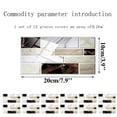 thumbnail image 1 of JJKBVCLO Decoration Adhesive Crystal Wall Tile Stickers 1PC Kitchen Sticker 2D Bathroom Self Sticker Wall Tile ArtsCrafts & Sewing, 1 of 7