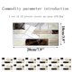 thumbnail image 3 of Adhesivos Decorativos De Cristal Para Azulejos De Pared 1 Unidad Adhesivo Para Cocina Adhesivo 2D Para Baño Adhesivo Para Azulejos De Pared Manualidades Y Costura, 3 of 8