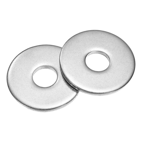20Pack Fender Washers, M10 304 Stainless Steel Flat Washer 34mm OD 3mm Thick