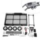 thumbnail image 3 of 1/10 Remolque de automóvil, Accesorio de Remolque de Metal Trail para automóvil con Cuatro neumáticos Apto para TRX4 1/10 RC Car Khall Tendencias, 3 of 6