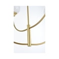 thumbnail image 5 of Living District Nyomi 36" 4-Light Metal/Glass Chandelier in Brass/White, 5 of 8