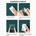 thumbnail image 2 of Maoww Wall Mounted Storage Box Remote Control Mobile Phone Charging Holder Office Bedroom Bathroom Kitchen Organizing Stand Blue, 2 of 9
