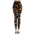 thumbnail image 3 of Gvmfive Women Halloween Holiday Print Yoga Sport Casual Leggings, 3 of 8
