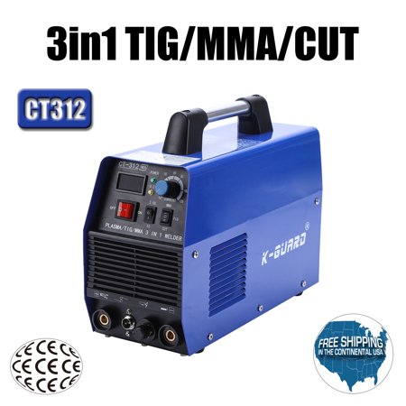 CT312 TIG/MMA Welder + Plasma Cutter 3 in 1 Welding Machine + (Best Tig Plasma Combo)