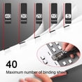thumbnail image 1 of Office Home School Supplies,Transparent Acrylic Stapler Mini Transparent Acrylic Stapler Mini Push Stapler Set Extended Durability, 1 of 9