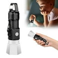 thumbnail image 2 of German Three-Eyed Thumb Flashlight Super Bright Mini with Five Modes High Power Rechargeable Pen Clip Light for Outdoor Pocket, 2 of 3