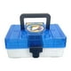 thumbnail image 3 of Caja organizadora de tarjetas coleccionable, recargable, multiusos, para escritorio, hogar y restaurante. Azul claro, 3 of 9
