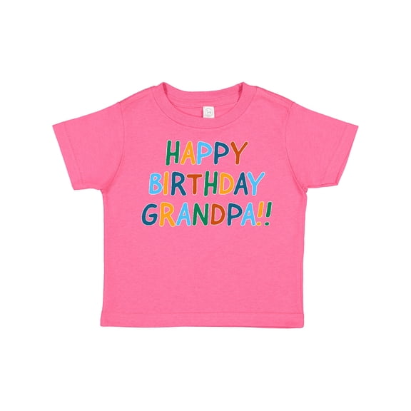 Inktastic Happy Birthday Grandpa Boys or Girls Toddler T-Shirt