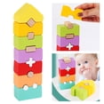 thumbnail image 4 of Juguetes de para con íris, Bloques de Construcción, Rompecabezas de Anidación, Juguetes Montessori de Aprendizaje Educativo a Estilo1 Baoblaze apilar bloques, 4 of 8