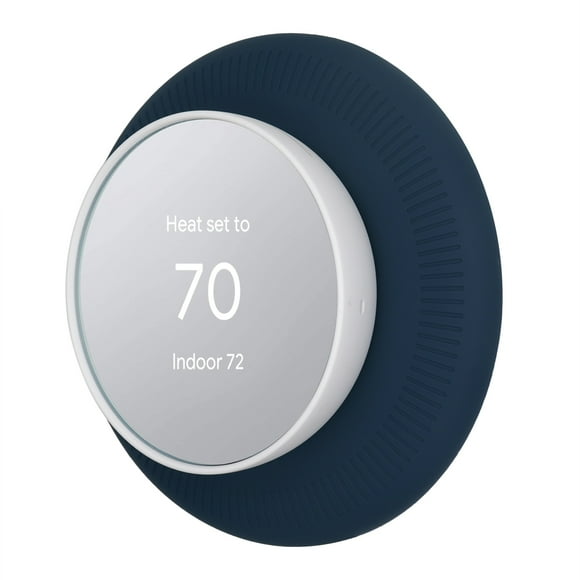 Generic Wall Plate Cover Replacement for Google Nest Thermostat Soft Silicone Wear-resistant Easy Installation Thermostat Wall Bracket Cover Accessory