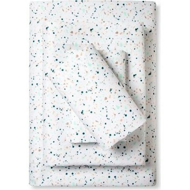 Room essentials Queen paint splatter sheet set