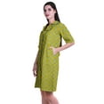 thumbnail image 3 of Moomaya Plus Size Shirts For Women Printed Button Down Shirts Summer Dress-S-XXL, 3 of 6