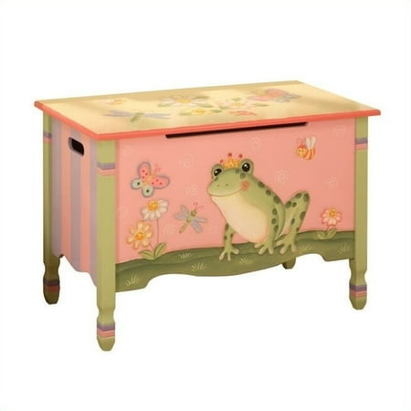 - Fantasy Fields Hand Carved Magic Garden Toy Chest