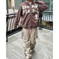 thumbnail image 2 of Men's Streetwear Retro Made Old English Zipper Hoodie Y2k Loose Versatile Hoodie Oversized Sweatshirt Gothic Top zhangyuxiang LED, 2 of 2