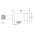 thumbnail image 2 of Speakman Matte Black VS-159-MB Supply Ell & Hand Shower Holder, 2 of 5