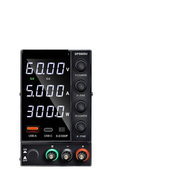 Alimentation Électrique DC Réglable 30V 10A LED Numérique Banc de Laboratoire Alimentation Stabilisée Régulateur de Tension Interrupteur, Facile à Utiliser