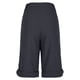 thumbnail image 5 of Pantalones de Ajuste Seco de las Mujeres Botón de Color Sólido Laminado Borde Pantalones de Lino, Trajes Del Cuerpo para los Pantalones de las Mujeres Capris de Cinco Puntos con Tela Elástica Transpi, 5 of 6