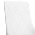 thumbnail image 3 of Antoine 20" Faux Leather Upholstered Side Chair in White (Set of 2), 3 of 5