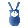 thumbnail image 2 of Duoif Women's Slimming and Shielding Two Swimsuit for Women with Straps Womens Swimsuits Tummy Control Swimsuits for Women Blue2 L, 2 of 5