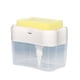 thumbnail image 1 of 1pc Scrub Sponge Dispenser Push Type Liquid Soap Caddy Pump Organizer Kitchen Bathroom Supplies, 1 of 4