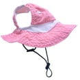 thumbnail image 3 of Gorro para perros al aire libre Vodafulgir, grande, rosa, con protección solar refrescante, 3 of 4