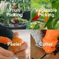 thumbnail image 2 of HOME 4 Pcs Gardening Thumb Knife Set, Finger Cutter with Anti-Cutting Finger Protector, Thumb Cutter for Vegetable Garden, Harvesting and Deadheading, Present for Gardeners, 2 of 4