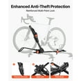 thumbnail image 4 of VEVOR Folding Roof Top Bike Rack Heavy Duty Car Bicycle Upright Mount Rack Lock, 4 of 9