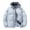 Blue, variant on Winter Puffer Jackets for Women Quilted Oversized Plus Size Outwear with Pockets Zip Winter Coat Clothes Black