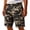 H1-Khaki, variant on Men's Cargo Shorts Camo Knee Length Elastic Waist Cargo Shorts with Multi Pockets Stretch Button Pant Lightweight Casual Outdoor Hiking Camping Clothes,Camouflage Green 4XL