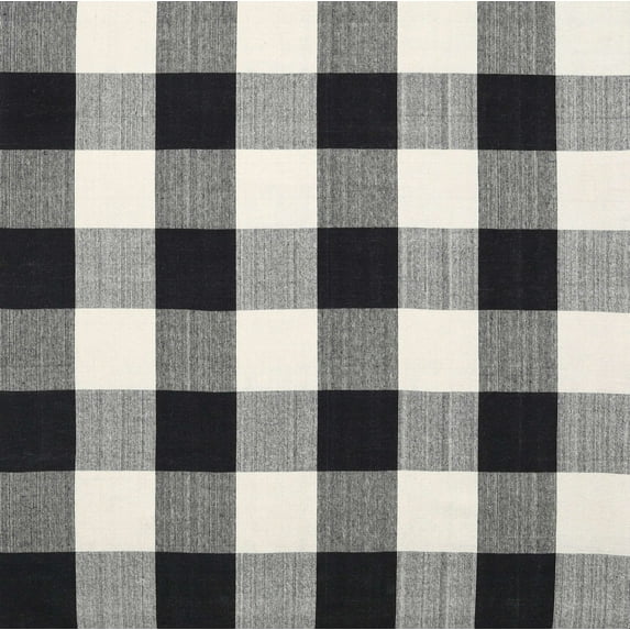 Ahgly Company Indoor Rectangle Contemporary Light Black Checkered Area Rugs, 2' x 3'
