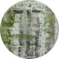 thumbnail image 2 of Addison Rugs Mayfield Premium Machine Washable Transitional Abstract Olive Round Rug, 8' x 8', 2 of 6