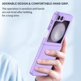 thumbnail image 5 of Designed for Samsung Galaxy Z Flip 7 Case, Support Wireless Charging Hard PC Slim Shockproof Drop Protective Skin Friendly Thin Fit Phone Case for Samsung Galaxy Z Flip 7, Purple, 5 of 6