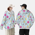 thumbnail image 4 of Lsque Happy Easter UPF 50+ Lightweight Sun Protection Men's Women's Long Sleeve Shirt, Hoodie Performance -, 4 of 9
