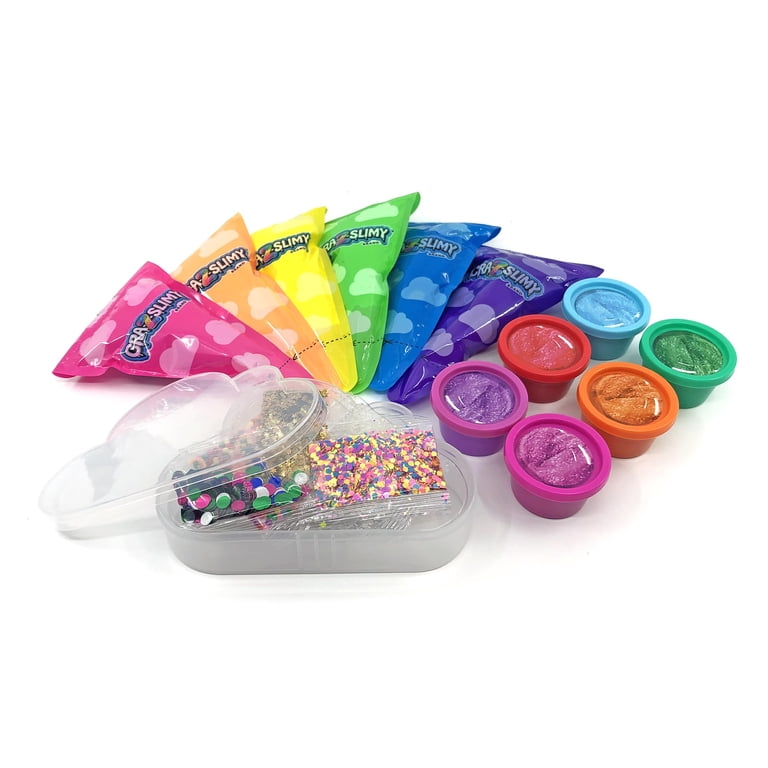 Cra-Z-Art Cra-Z-Slimy Over The Rainbow Set with 12 Slimes & Mix