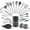 Gray, variant on COOK WITH COLOR Silicone Cooking Utensils Set, Heat-Resistant, Nonstick Kitchen Gadgets (38 Pieces)