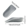 thumbnail image 2 of Sports Orthopedic High Pads Adjustable Heel Lift Inserts Height Increasing Insoles Arch Support for Enhanced Comfort and Stability Performance, 2 of 3