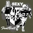 thumbnail image 3 of CafePress - Who Say Football Is Not Sexy Dark T Shirt - Men's Classic Graphic Cotton T-Shirt, 3 of 4