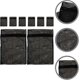 thumbnail image 1 of 8 pcs Black Mesh Laundry Bag for Delicates and Lingerie Storage - Ideal for Various Brands, 1 of 3